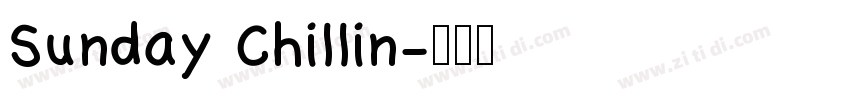 Sunday Chillin字体转换